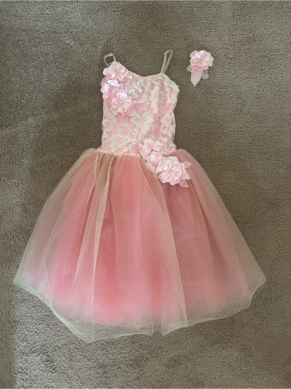 Pink Ballet Costume w Headpiece